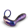 Hueman Black Hole Anal Vibrator w/Cock Ring - Purple