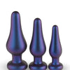 Hueman Comets Butt Plug Set of 3 - Purple