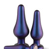 Hueman Comets Butt Plug Set of 3 - Purple