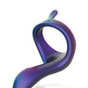 Hueman Eclipse Cock Ring w/Vibrating Perineum - Purple