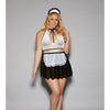 Euphoria French Maid w/Headpiece Black/White QN