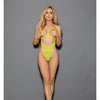 Euphoria Cupless Strappy Back Teddy Neon Lime O/S