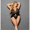 Euphoria Open Flirty Teddy Black/Red QN