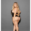 Euphoria Open Flirty Teddy Black/Red QN