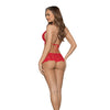 Euphoria Jewel Front Teddy Red O/S