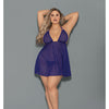Euphoria Sheer Babydoll Midnight Purple