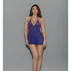 Euphoria Sheer Babydoll Midnight Purple