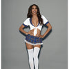 Euphoria Sexy School Girl Blue Plaid O/S
