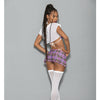 Euphoria 5 pc Girly Adult School Girl Purple Plaid O/S