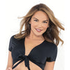Tie Top Black O/S