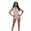 Vintage Two Tone Full Back Teddy - Ivory/Blue