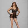 Lingerize Multiwear Babydoll (Customize w/Your Favorite Bra) Black S/M