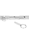Lux Fetish Expandable Bar Spreader Set w/Leatherette Cuffs