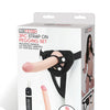 Lux Fetish Strap On Harness Pegging Set w/Vibrating & Slim Anal Dildo