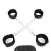 Lux Fetish Deluxe Chain Hogtie w/4 Universal Soft Restraint Cuffs