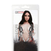 Lux Fetish Feather Nipple Clips - Black