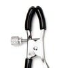 Lux Fetish Feather Nipple Clips - Black