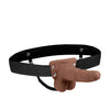 Lux Fetish 6" Rechargeable Strap On w/Balls - Brown