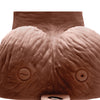 Lux Fetish 6" Rechargeable Strap On w/Balls - Brown