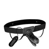 Lux Fetish Unisex Vibrating Hollow Double Penetration Strap On Dildo