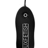 Lux Fetish 4" Inflatable Vibrating Butt Plug w/Suction Base - Black
