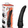 Powercocks 7" Slim Anal Realistic Vibrator - Black