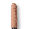 Powercocks 6.5" Realistic Vibrator - Mocha