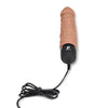 Powercocks 6.5" Realistic Vibrator - Mocha
