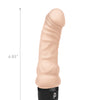 Powercocks 6" Realistic Vibrator - Ivory