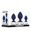 Evolved Get Your Groove on 3 pc Silicone Anal Plug Set - Blue