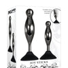 Evolved Joy Sticks 2 pc Plug Set - Black/Chrome