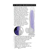 Evolved Luminous Dildo Stud Non Vibrating - Purple