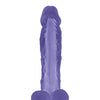 Evolved Luminous Dildo Stud Non Vibrating - Purple