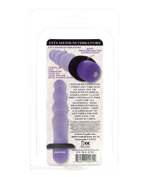 Evolved Vibrator Enhancer Medium - Black
