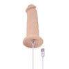 Evolved 7" Girthy Vibrating Dong - Light