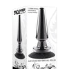 Evolved Advanced Vibrating Rechargeable Metal Plug - Black