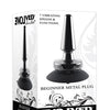 Evolved Beginner Vibrating Rechargeable Metal Plug - Black
