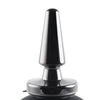 Evolved Beginner Vibrating Rechargeable Metal Plug - Black
