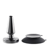 Evolved Beginner Vibrating Rechargeable Metal Plug - Black