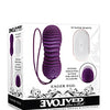 Evolved Eager Egg Vibrating & Thrusting Egg w/Remote - Purple