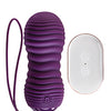 Evolved Eager Egg Vibrating & Thrusting Egg w/Remote - Purple