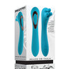 Evolved Heads or Tails Rechargeable Vibrator - Teal