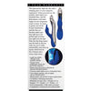 Evolved Bunny Bright Light Up Metallic Vibrator - Dark Blue