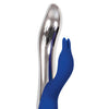 Evolved Bunny Bright Light Up Metallic Vibrator - Dark Blue