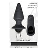 Evolved Plug & Play Remote Anal Plug - Black