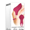 Evolved Frisky Finger Rechargeable Bullet - Burgundy