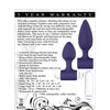 Evolved Dynamic Duo Anal Rechargeable - Purple/White