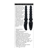Evolved Magic Stick Beaded Vibrator - Black