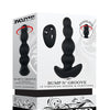 Evolved Bump N' Groove Vibrating Butt Plug - Black