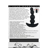 Evolved Bump N' Groove Vibrating Butt Plug - Black